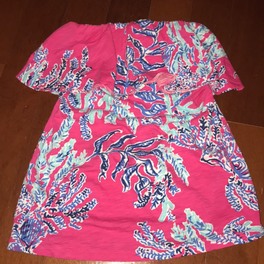 Lilly Pulitzer strapless top